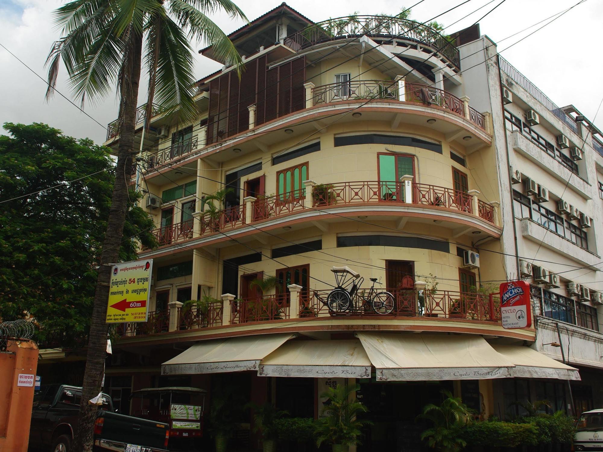 Cyclo Hotel-Bar-Restaurant Phnom Penh Ngoại thất bức ảnh